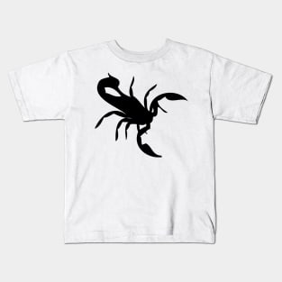 Scorpion Silhouette Kids T-Shirt